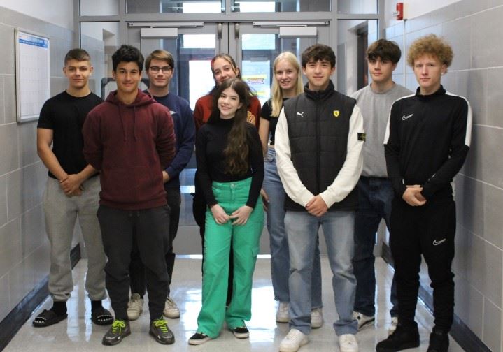 Photo of the current Foreign Exchange Students